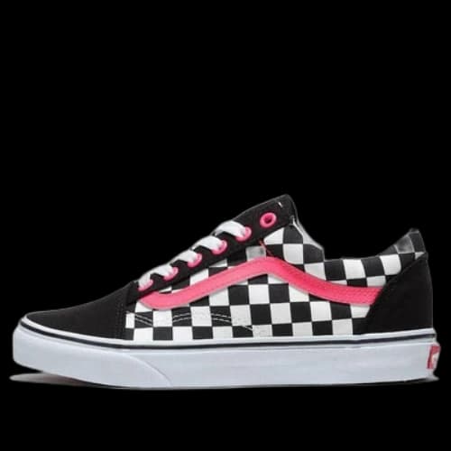 Vans Old Skool Skateboarding Shoes 'Black White Pink'