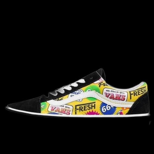 Vans Old Skool Colored Letters Multicolor Multi-Color