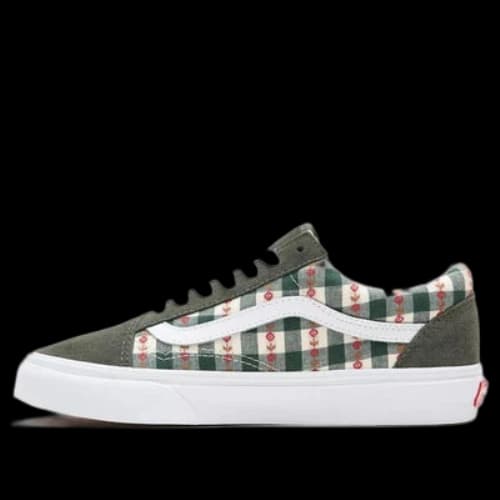 Vans Old Skool 'WhiteGreen Plaid'