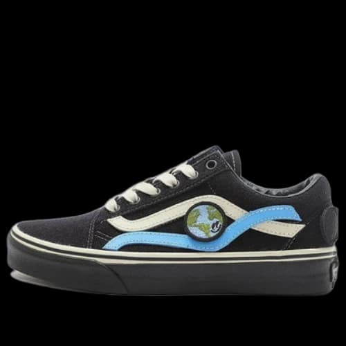 Vans Old Skool Classic Casual Skateboarding Shoes Black Unisex 'Black White'
