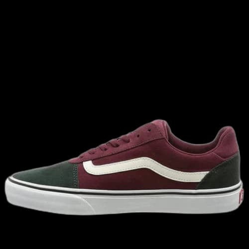 Vans Ward Deluxe Casual Skateboarding Shoes Red Green