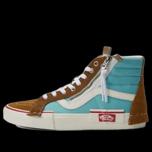 Vans SK8-HI Reissue Cap Skate Shoes Blue/Brown