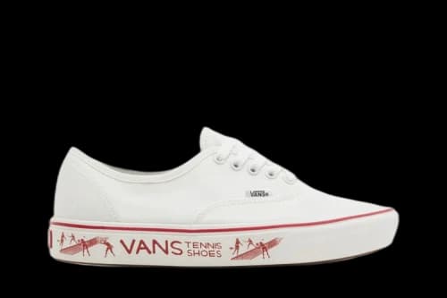 Vans Penn x ComfyCush Authentic 'Blanc De Blanc Red'