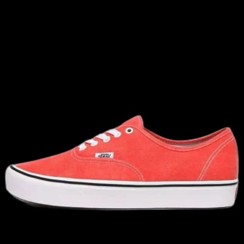 Vans Washed Canvas Comfycush Authentic Orange