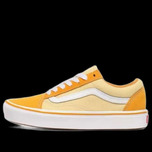 Vans Suede And Textile Comfycush Old Skool Yellow