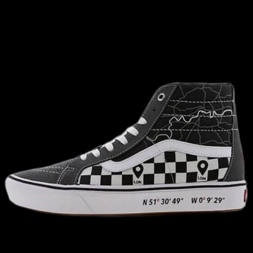 Vans Comfycush SK8-Hi London Plaid Black/White