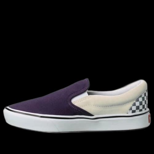Vans Checkerboard Comfycush SLIPON SCHUHE 'Purple White'
