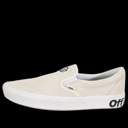 Vans Unisex ComfyCush Slip-On Sneakers White