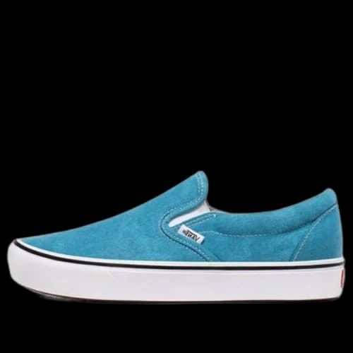 Vans Washed Canvas Comfycush Slip-On Blue