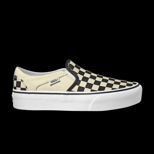 Vans Asher Platform 'Checkerboard - Black White' (Women's)