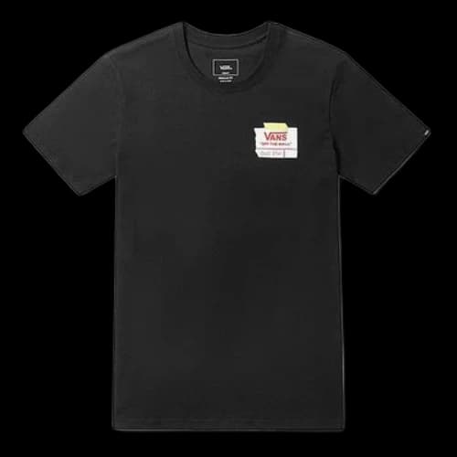 Vans Ap Diy Drop Short Sleeve Round Neck Couple Style Black