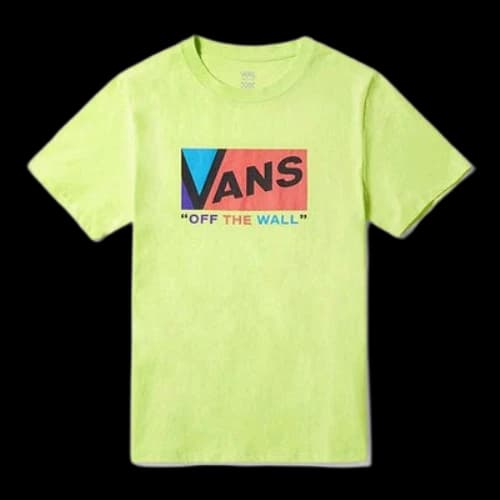 Vans Logo Printing Round-neck Yellow (Women's)