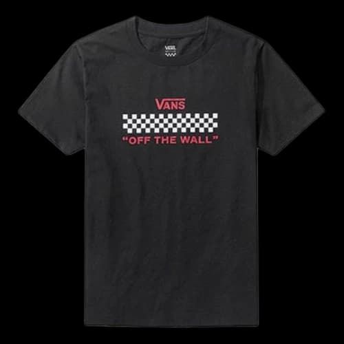 Vans Boyfriend Grid Short Sleeve Black (Women's)