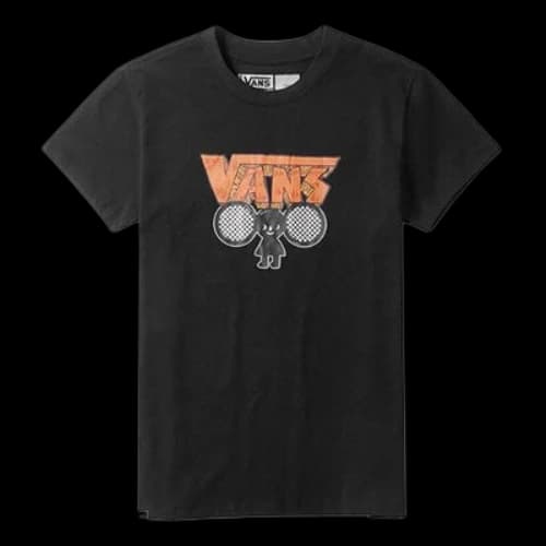 Vans Athleisure Casual Sports Short Sleeve Black (Women's)