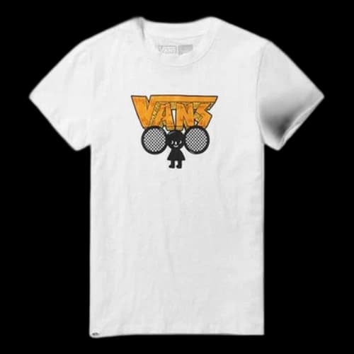 Vans Athleisure Casual Sports Short Sleeve White (Women's)