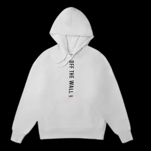 Vans Alphabet Printing Logo Hoodie White (Women's)