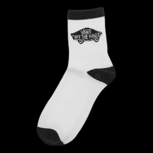 Vans Half Crew Socks 'White Black'