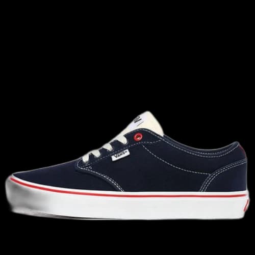 Vans Atwood Wear-Resistant Non-Slip Low Top Casual Skate Shoes Navy Blue Dark Blue