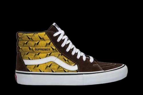 Vans Supreme x Sk8-Hi Pro 'Diamond Plate Brown'