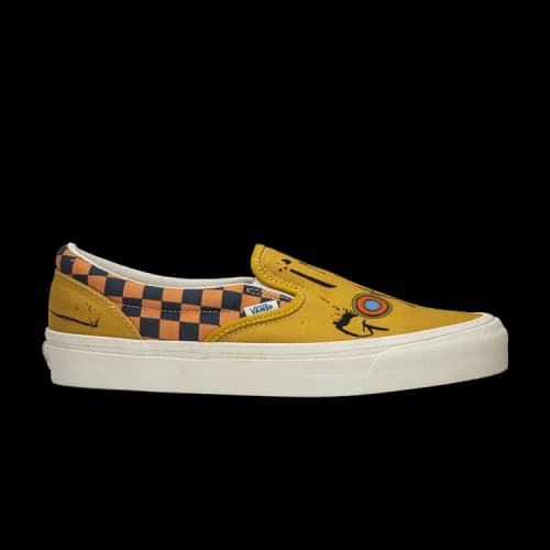 Vans Slip-On Ralph Steadman Checkerboard Orange