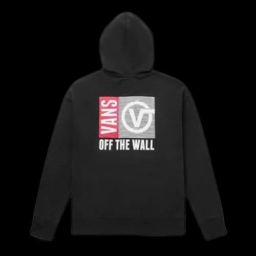 Vans MENS Sweater Hooded Side Zipper Black
