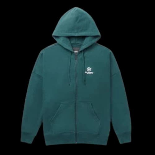 Vans hooded Sports Zipper Casual Green