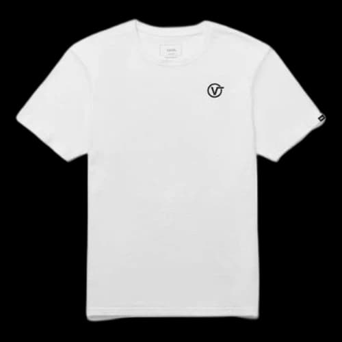 Vans Casual Sports Round Neck Short Sleeve White