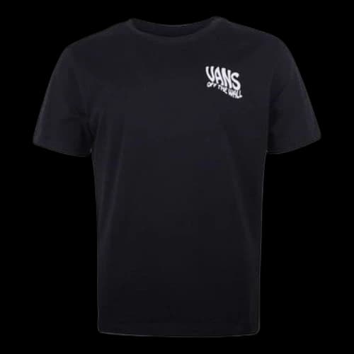 Vans Casual Sports Round Neck Short Sleeve Black