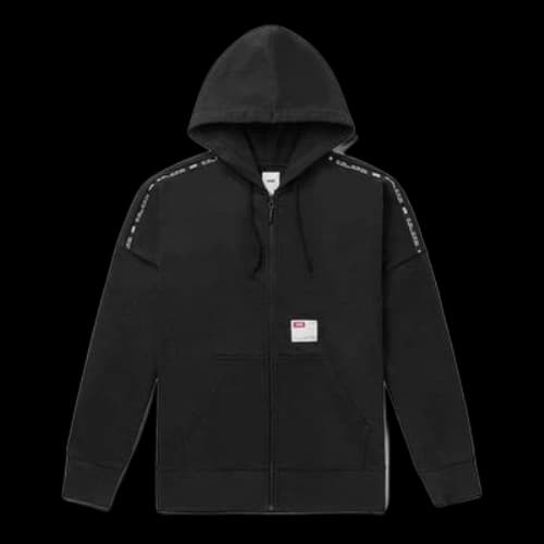 Vans Athleisure Casual Sports Zipper Black (Women's)