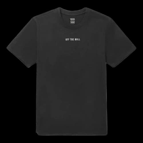Vans Back Large logo Printing Athleisure Casual Sports Short Sleeve Couple Style Black