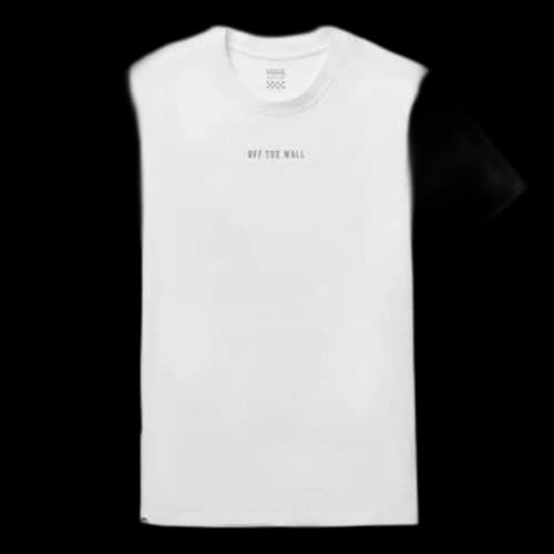 Vans Back Large logo Printing Athleisure Casual Sports Short Sleeve Couple Style White