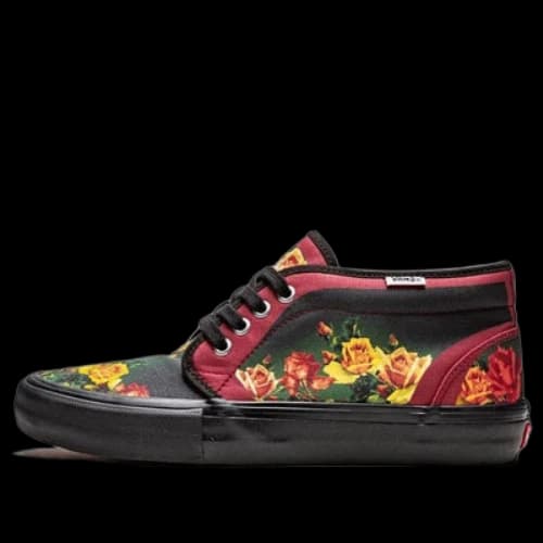 Vans Supreme x Jean Paul Gaultier x Chukka '95 Pro Burgundy 'Red Black'