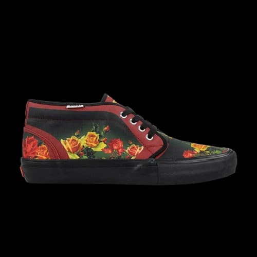 Vans Supreme x Jean Paul Gaultier x Chukka 95 'Burgundy Floral'