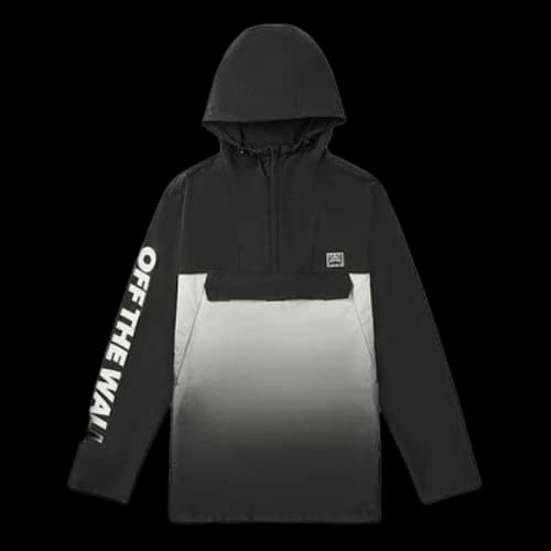 Vans Splicing Athleisure Casual Sports Hooded Jacket Black