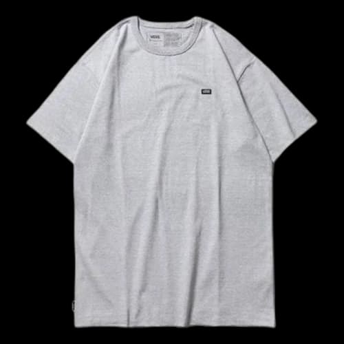 Vans Off the Wall Tee Minimalistic Small Logo Round Neck Short Sleeve Gray