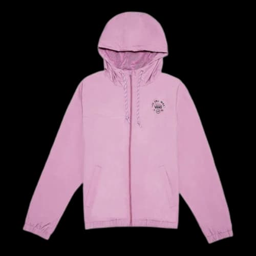 Vans Windproof Casual Sports Hooded Jacket Purple (Women's)
