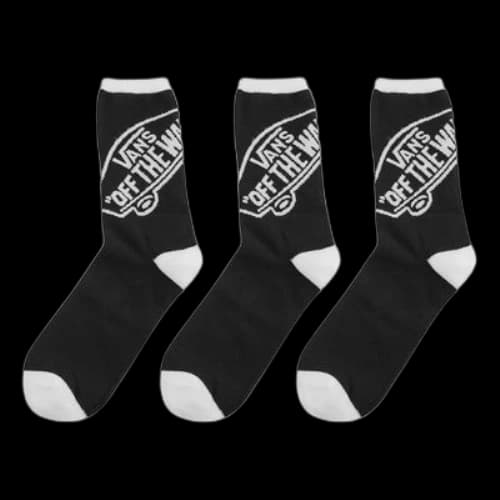Vans Skate Sport Mid-calf Socks 'Black White'