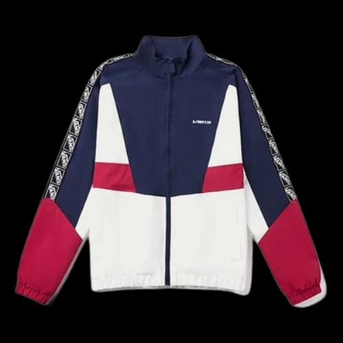 Vans Retro Stand Collar Windproof Jacket Navy Blue (Women's)