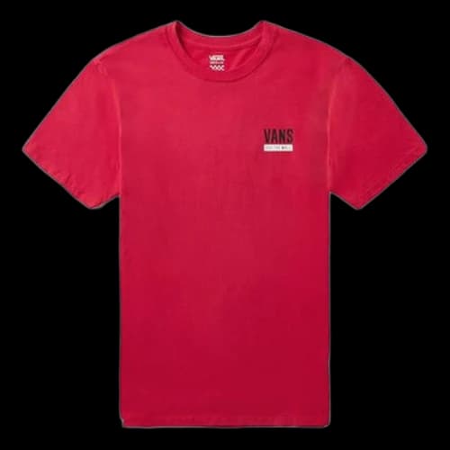 Vans Athleisure Casual Sports Printing Red (Women's)