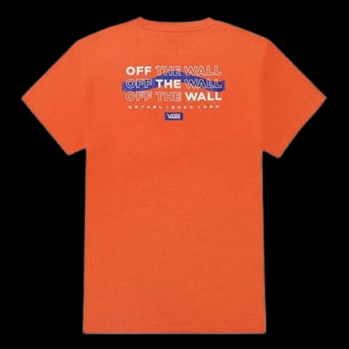 Vans Alphabet Printing Casual Short Sleeve Couple Style