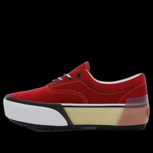 Vans Era Stacked Thick Sole Red White