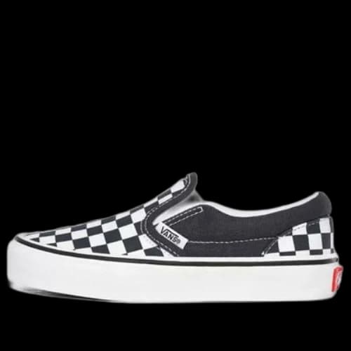 Vans Classic Checkerboard Slip-On Kids Black/White