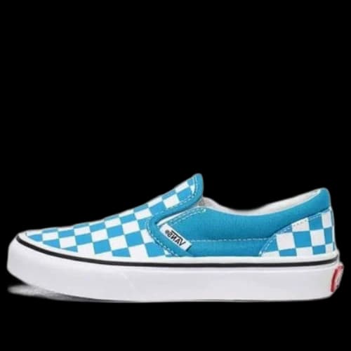 Vans Checkerboard Classic Slip-on Kids Blue