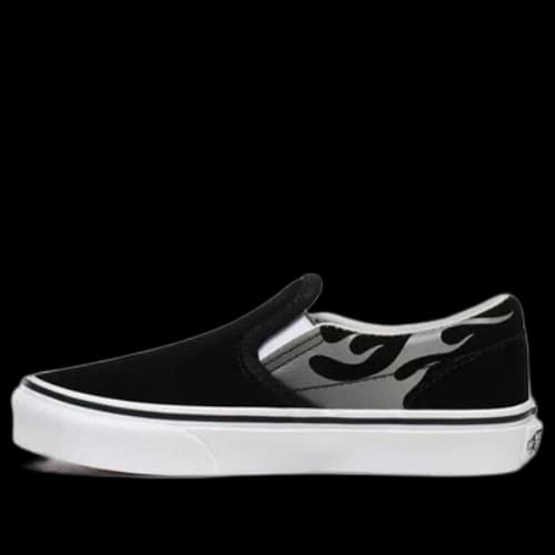 Vans Suede Flame Classic Slip-on Kids 'Black'