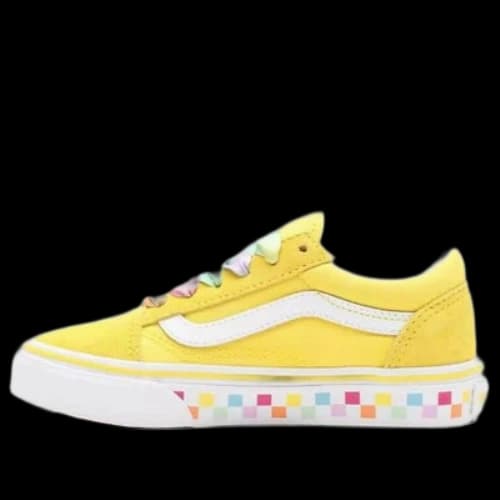 (GS) Vans Rainbow Lace Old Skool 'Yellow'