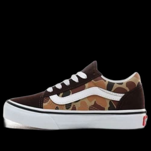 Vans Vintage Camo Old Skool 'Black Yellow'