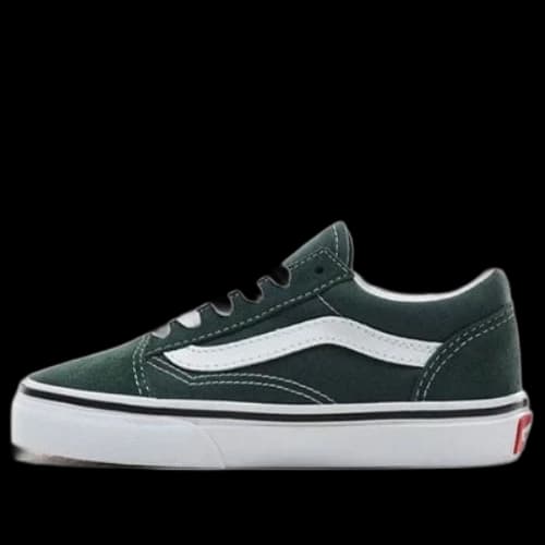 Vans Old Skool Kids Dark Green
