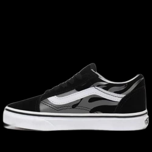 Vans Suede Flame Old Skool Kids Black