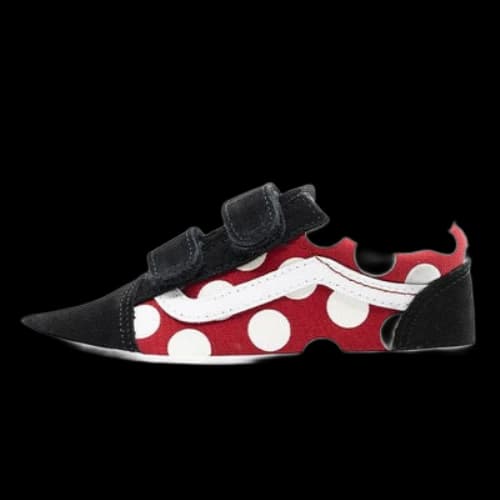 (PS) Vans Old Skool K 'Black Red'