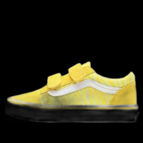 (PS) Vans Neon Animal Old Skool V Shoes 'Yellow'